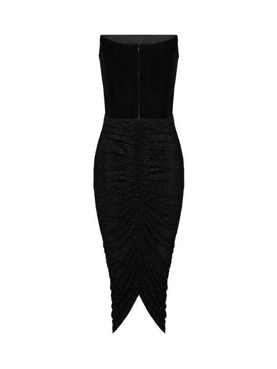 Платье корсетное, черное ALINE , арт.  | Фото 2