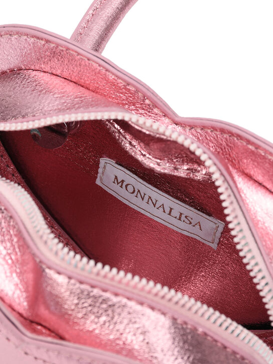 Сумка в форме сердца, розовая Monnalisa , арт.  | Фото 5