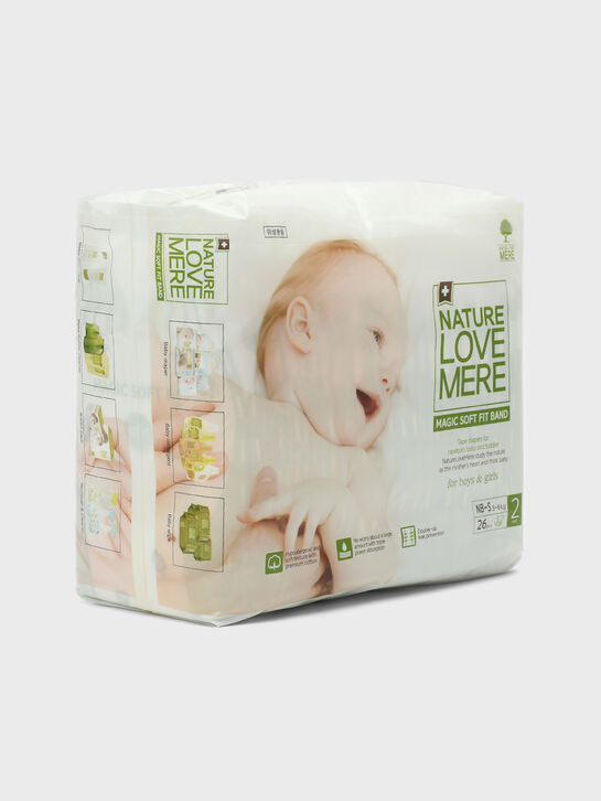 Подгузники супер мягкие MAGIC Soft S 3-6 кг, 26 шт NATURE LOVE MERE , арт.  | Фото 2
