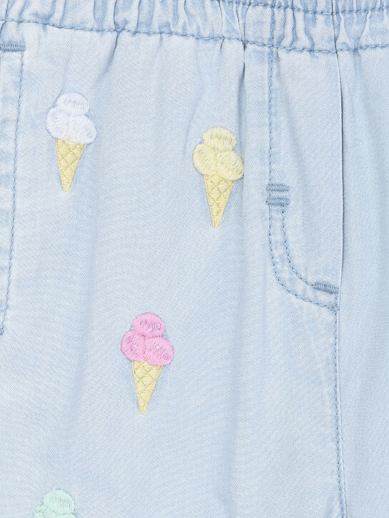 Джинсы с вышивкой &quot;мороженое&quot; Stella McCartney , арт.  | Фото 3