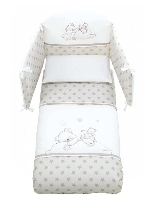 Комплект белья 4 предмета Sogni d'Oro, белый ITALBABY , арт.  | Фото 1