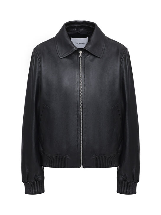 Куртка-бомбер с воротником из норки Yves Salomon , арт.  | Фото 5