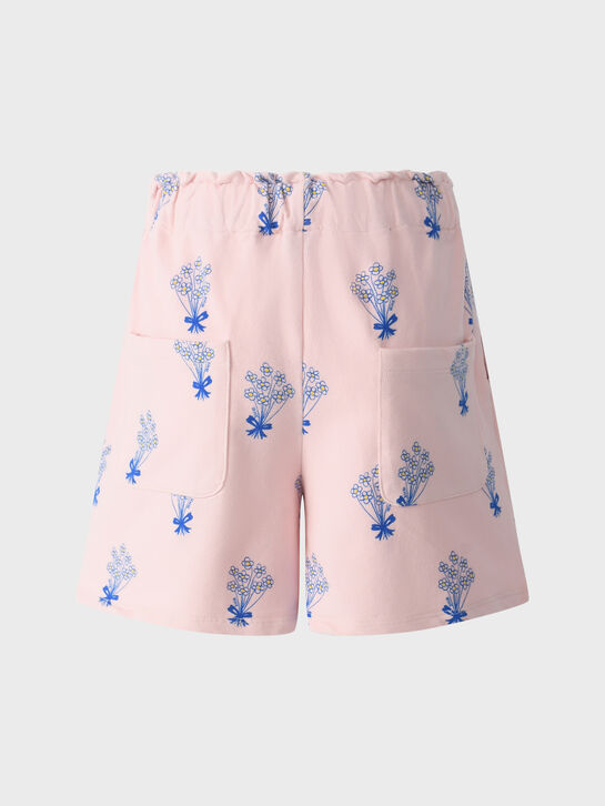 Шорты с принтом &quot;букеты&quot;, розовые Weekend house kids , арт.  | Фото 3