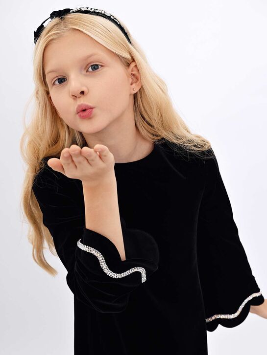 Ободок с бантиками и камнями Monnalisa , арт.  | Фото 3