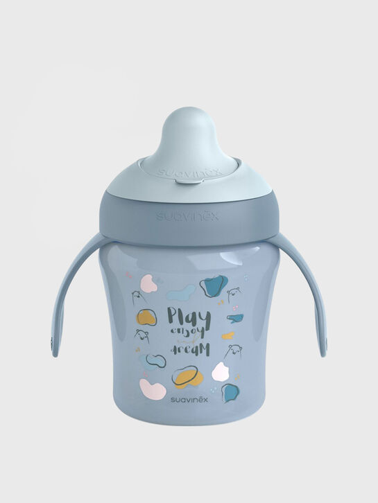 Поильник с ручками и носиком LEARNING CUP, 200 мл, BEARS от 6+ мес Suavinex , арт.  | Фото 1
