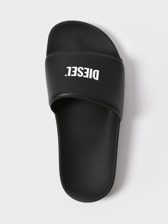 Шлепанцы черного цвета Diesel , арт.  | Фото 4
