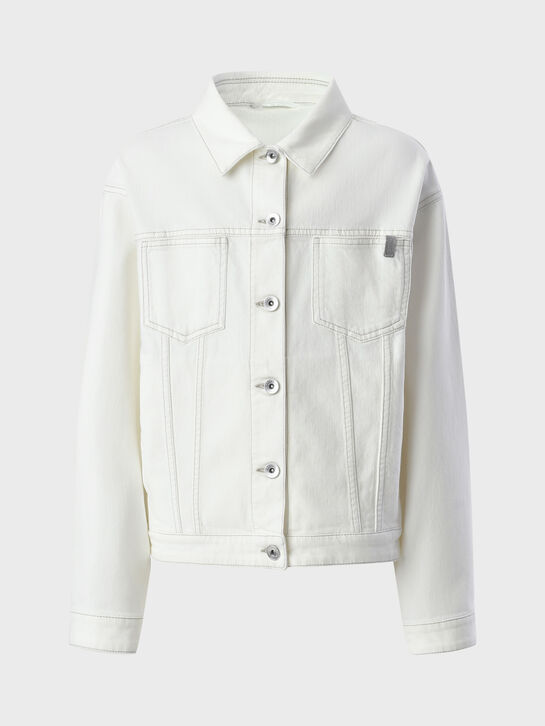 Джинсовая куртка, укороченая Brunello Cucinelli , арт.  | Фото 1