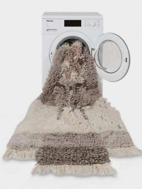 Шерстяной стираемый ковер Zuni 240х90 Lorena Canals , арт.  | Фото 6