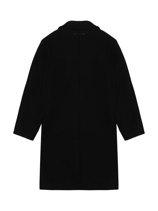Пальто из шерсти, черное MM6 , арт.  | Фото 2