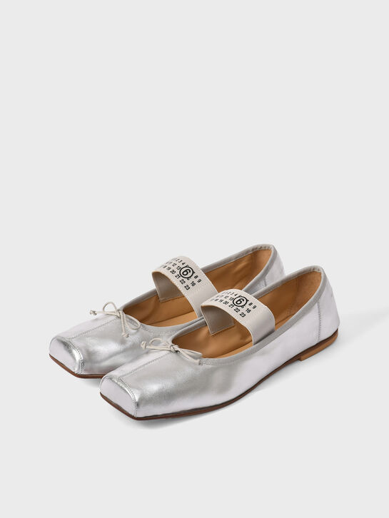 Серебристые туфли MM6 , арт.  | Фото 2