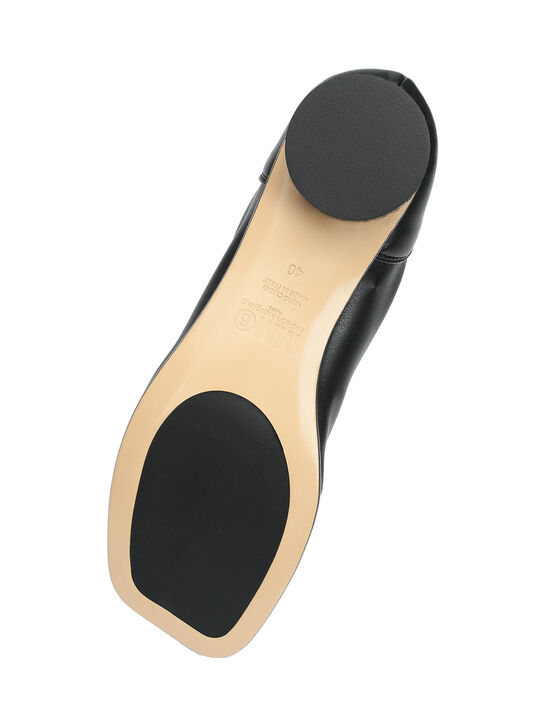 Полусапожки на каблуке, черные MM6 , арт.  | Фото 5