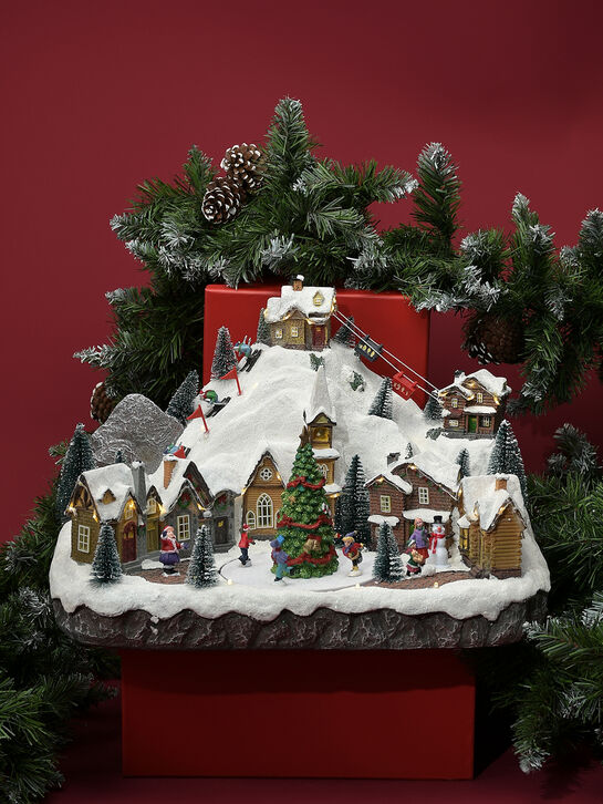 Новогодний сувенир &quot;Зимняя деревня&quot; Musicboxworld , арт.  | Фото 2