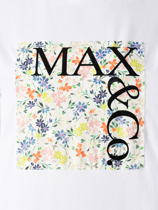 Футболка с цветочным принтом Max&Co , арт.  | Фото 3
