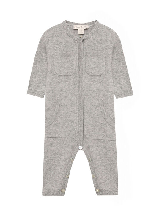 Комбинезон кашемировый, серый Oscar et Valentine , арт.  | Фото 1