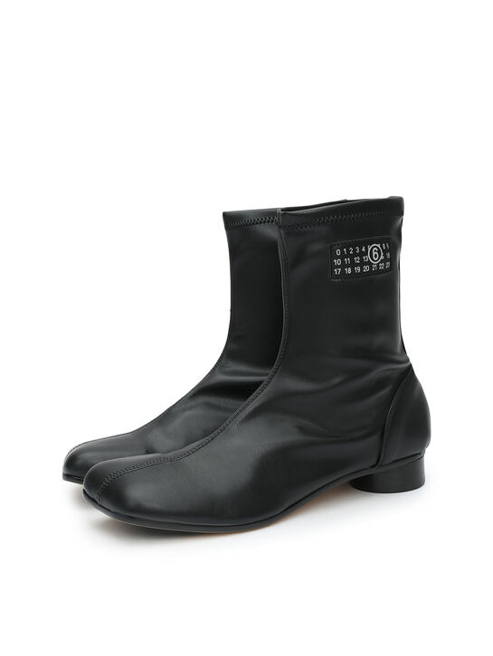 Полусапожки на каблуке, черные MM6 , арт.  | Фото 2