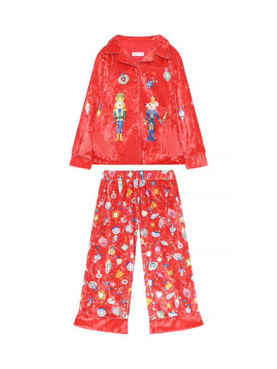 Пижама с принтом &quot;щелкунчик&quot;, красная Eirene , арт.  | Фото 1