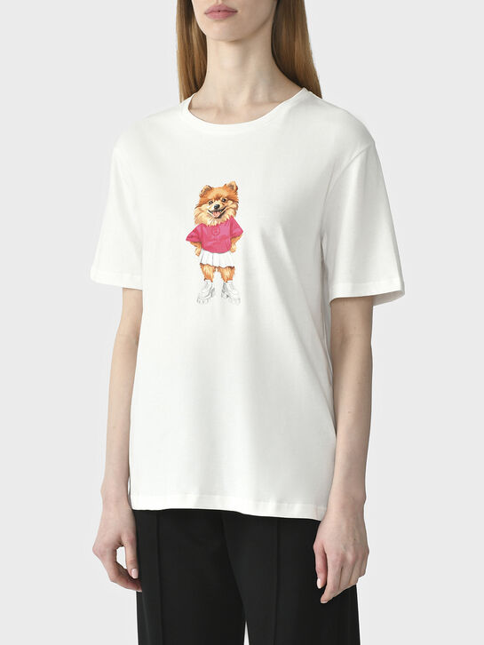 Футболка с принтом &quot;Шпиц&quot; Flashin , арт.  | Фото 3