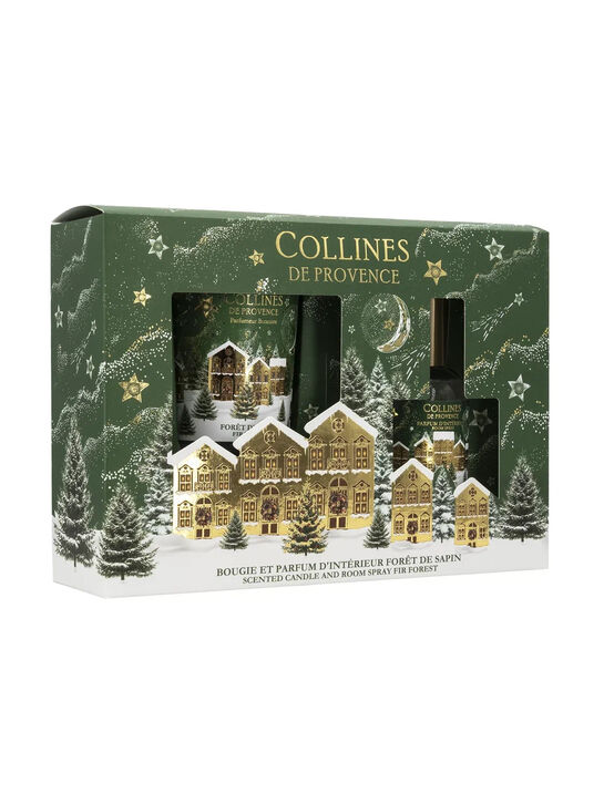 Набор подарочный Fir forest спрей 50 мл и свеча 75 г COLLINES DE PROVENCE , арт.  | Фото 1