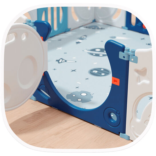 Манеж Kids SUPREME Space blue с качелями, 160x160  UNIX Kids , арт.  | Фото 7