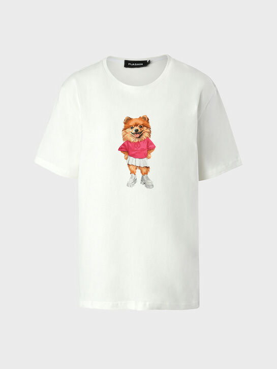 Футболка с принтом &quot;Шпиц&quot; Flashin , арт.  | Фото 1