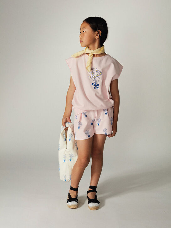 Шорты с принтом &quot;букеты&quot;, розовые Weekend house kids , арт.  | Фото 2