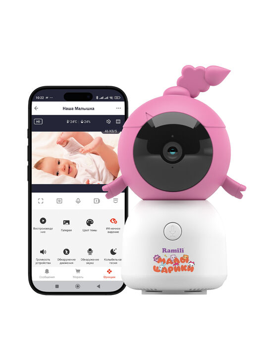 Видеоняня Baby Нюша, с креплением Ramili , арт.  | Фото 1