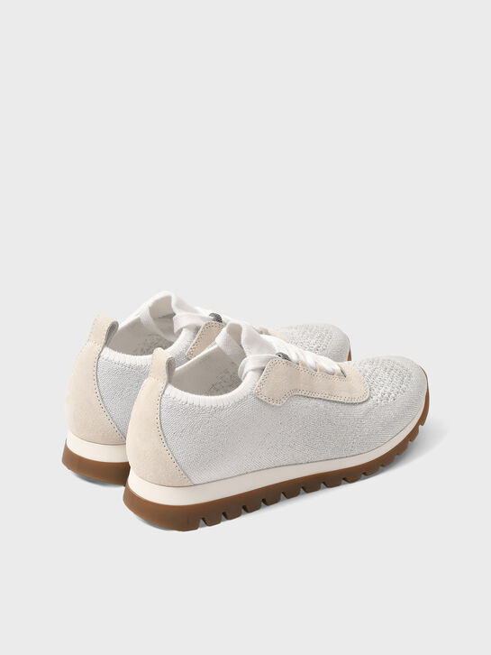 Кроссовки с декором из манили Brunello Cucinelli , арт.  | Фото 4