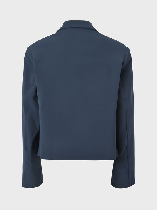 Укороченный двубортный пиджак, темно-синий Max&Co , арт.  | Фото 2