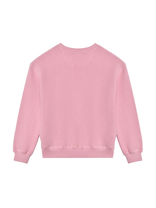 Свитшот с лого, розовый The New Society , арт.  | Фото 2