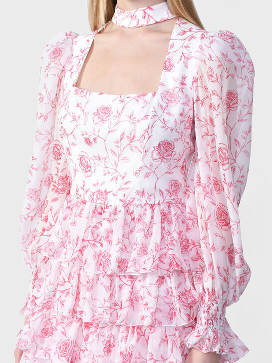 Мини-платье с цветочным принтом Roses & Lace , арт.  | Фото 6