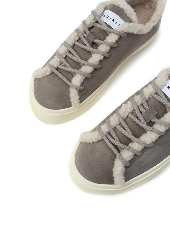Кеды с меховой отделкой, серые INUIKII , арт.  | Фото 5