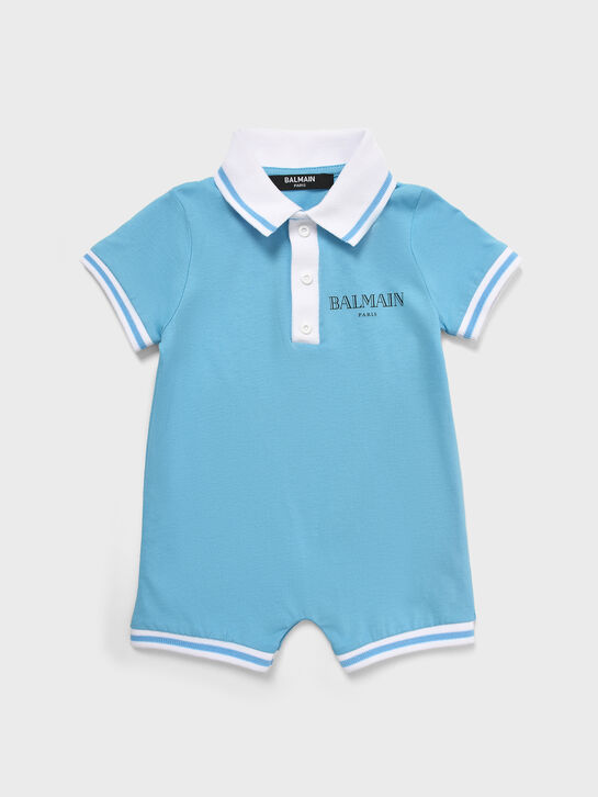 Голубой песочник с логотипом Balmain , арт.  | Фото 1