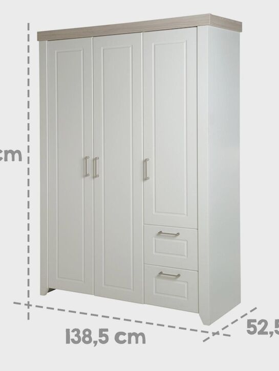 Трехстворчатый шкаф Felicia, белый Roba , арт.  | Фото 4