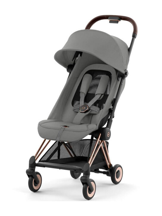 Коляска Coya Rosegold Mirage Grey с дождевиком и бампером CYBEX , арт.  | Фото 3