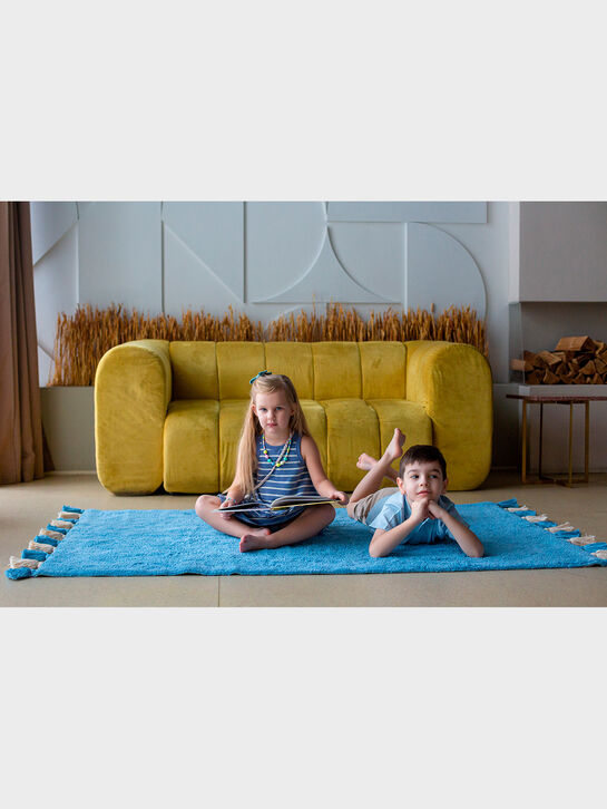 Хлопковый ковер Colorful Blue 120х180 см Lillaland , арт.  | Фото 3