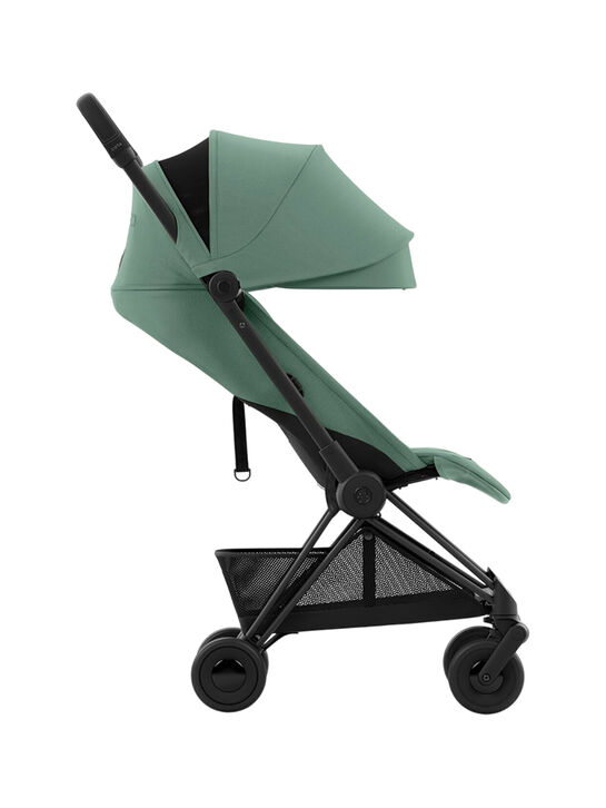 Коляска Coya Matt black leaf green с дождевиком и бампером CYBEX , арт.  | Фото 4