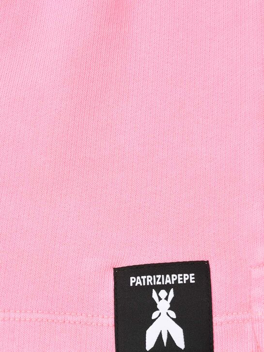 Шорты с поясом на резинке, розовые Patrizia Pepe , арт.  | Фото 4