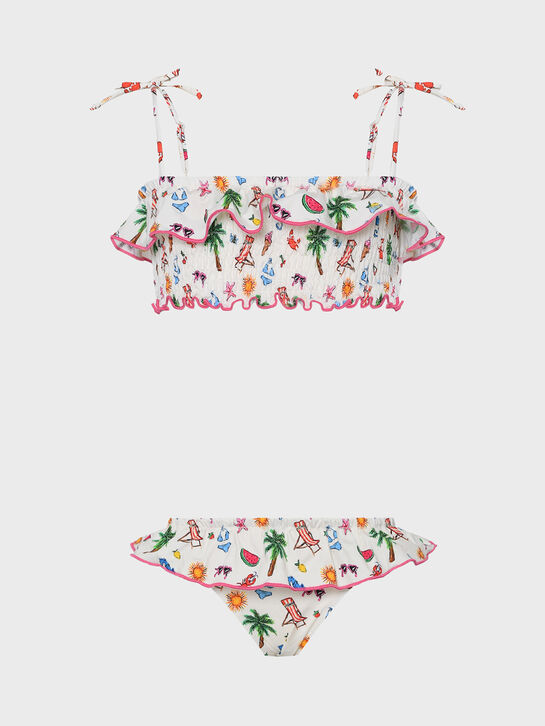 Купальник с цветочным принтом Saint Barth , арт.  | Фото 1