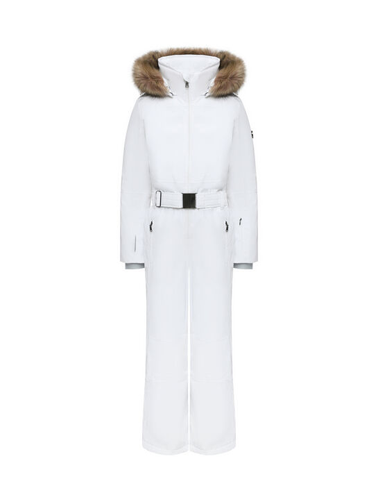 Комбинезон с меховым капюшоном и поясом Poivre Blanc , арт.  | Фото 1