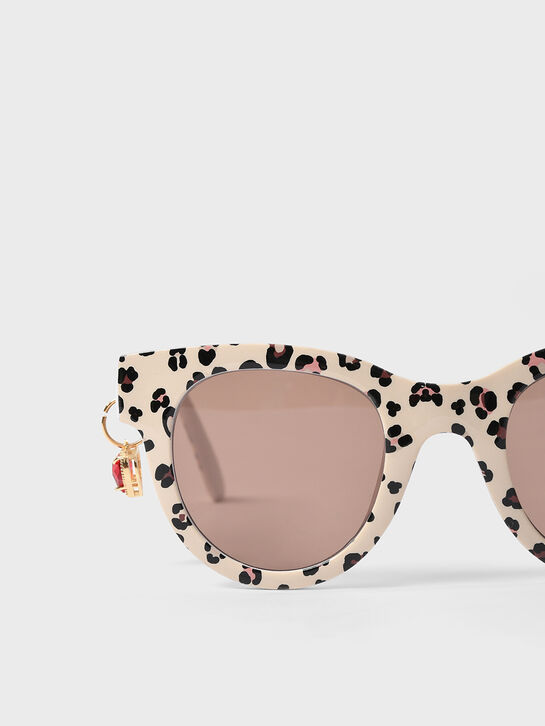 Очки с леопардовым принтом, бежевые Monnalisa , арт.  | Фото 5