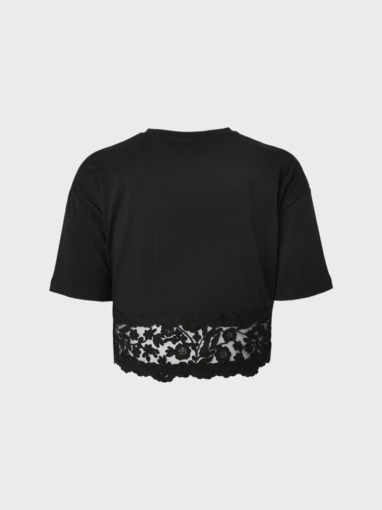 Футболка с кружевным низом Ermanno Scervino , арт.  | Фото 2