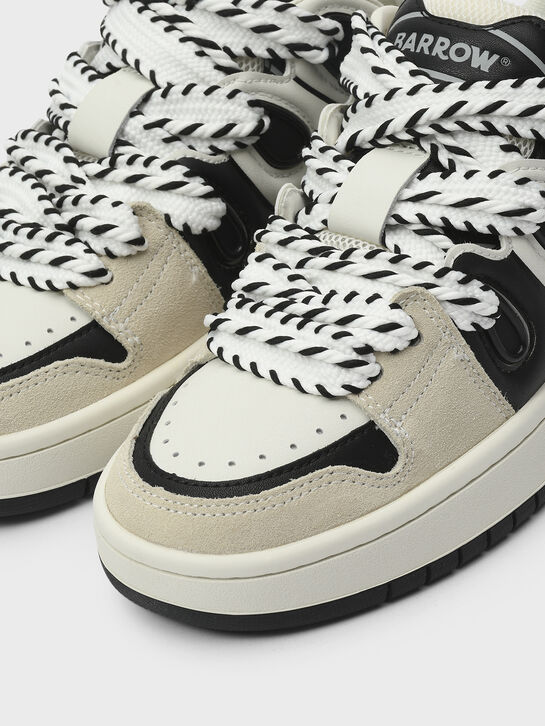 Кеды на крупной шнуровке, белые Barrow , арт.  | Фото 7