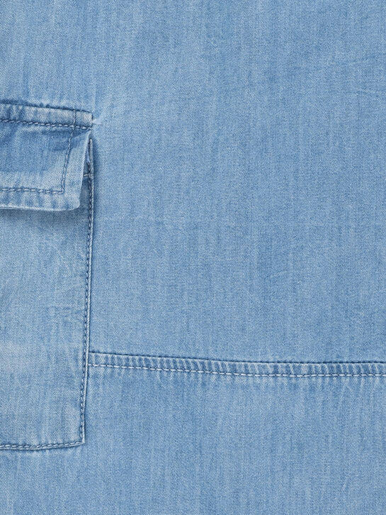 Джинсы с карманами карго, голубые Molo , арт.  | Фото 3