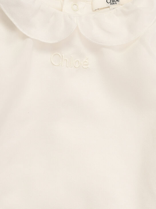 Комбинезон с имитацией кофты, белый Chloe , арт.  | Фото 3