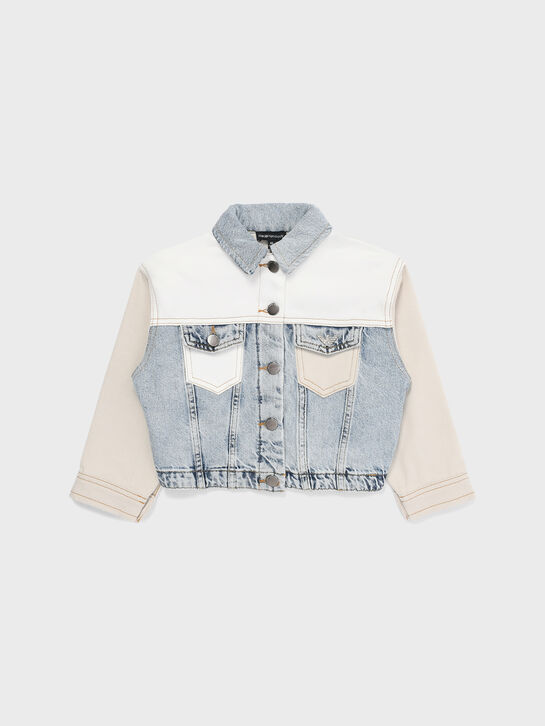 Джинсовая куртка в стиле color block Emporio Armani , арт.  | Фото 1