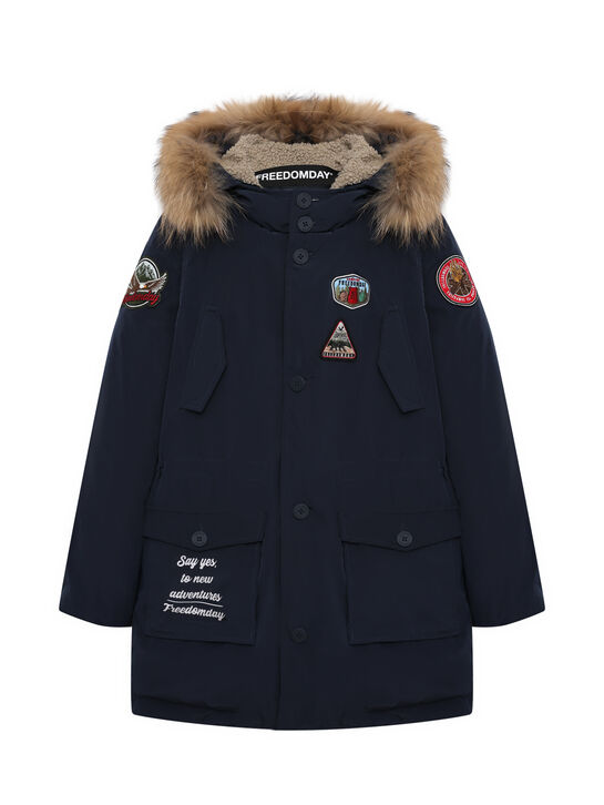 Куртка-парка с патчами Freedomday , арт.  | Фото 1