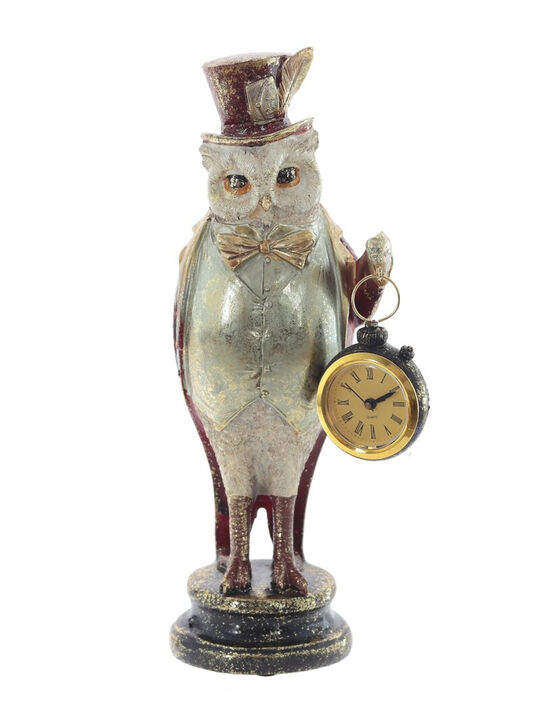 Фигурка декоративная &quot;Сова с часами&quot;, 12x9,5x29 см TIANQIN ARTS AND CRAFTS , арт.  | Фото 1