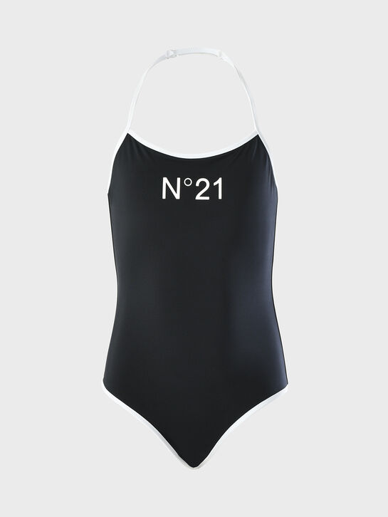 Слитный купальник с белой окантовкой N21 , арт.  | Фото 1