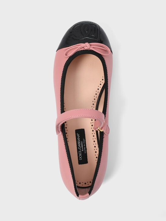 Туфли с бантиком и лого, розовые Dolce&Gabbana , арт.  | Фото 4