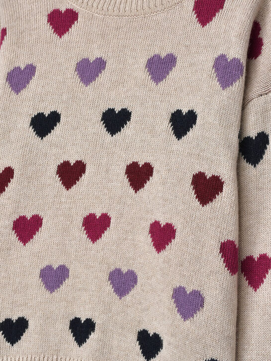 Джемпер c разноцветными сердечками The New Society , арт.  | Фото 3